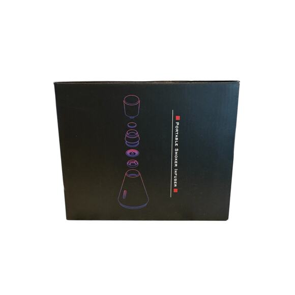 TMKEFFC Portable Smoker Infuser with Glass Dome & Wood Chips – Kitchen Gadget - Picture 7 of 9